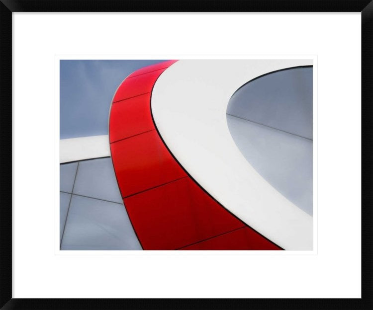 "Red Bow" Framed Digital Print by Luc Vangindertael, 24x20"