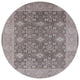 Ahgly Company Indoor Round Mid-Century Modern Area Rugs, 7' Round