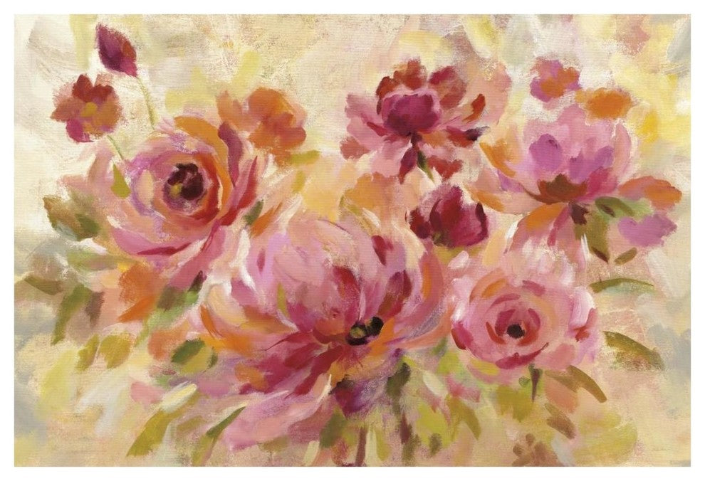 "Romantic Bouquet Crop" Digital Paper Print by Silvia Vassileva, 26"x18"