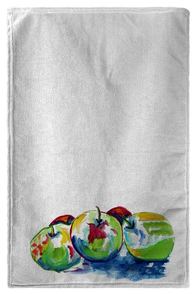 Betsy Drake Three Apples Beach Towel