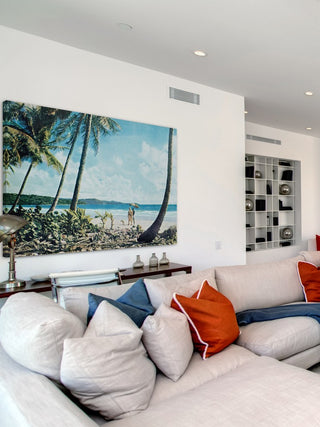 "Leaning Palms" Painting Print on Wrapped Canvas