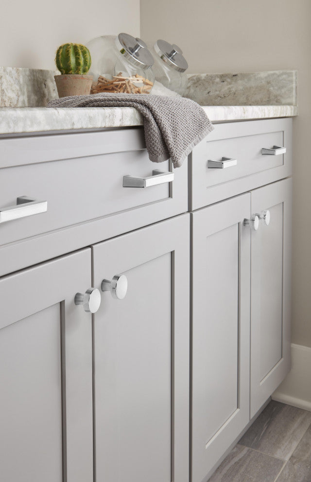 Amerock Blackrock Cabinet Pull, Polished Chrome, 3" Center-to-Center