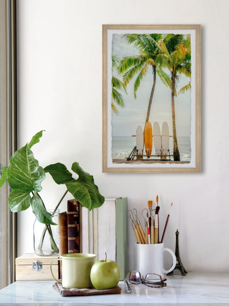 "A Perfect Weekend" Framed Painting Print, 16x24