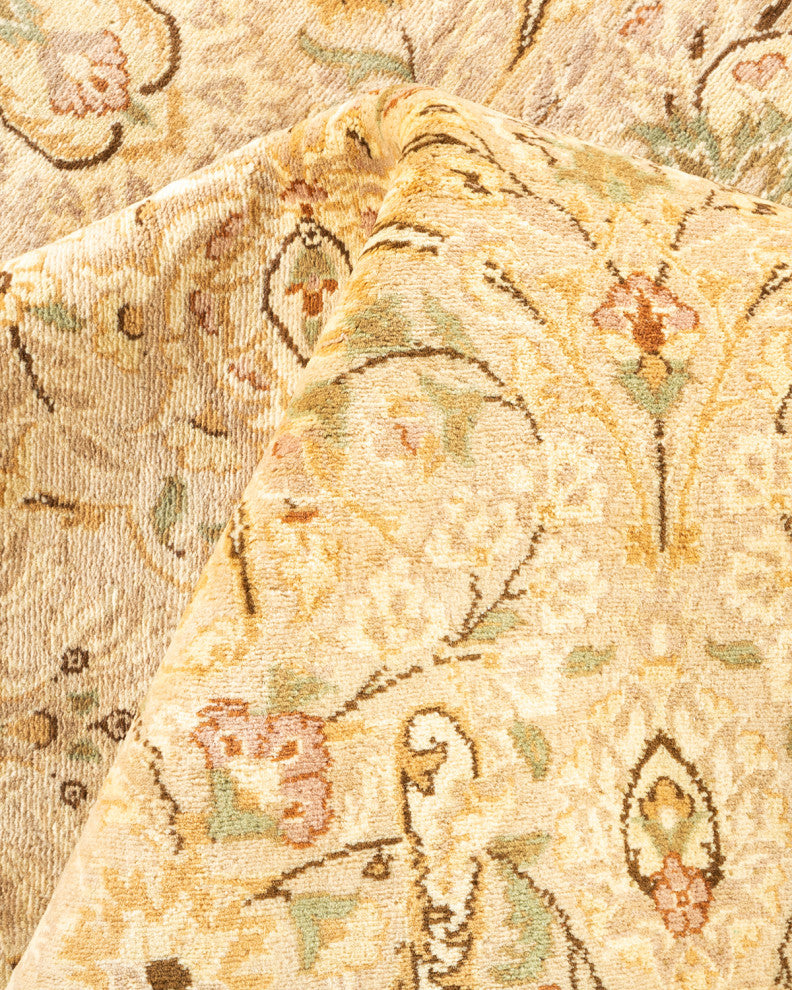 Mangalore, One-of-a-Kind Hand-Knotted Area Rug Ivory, 8'2"x10'5"