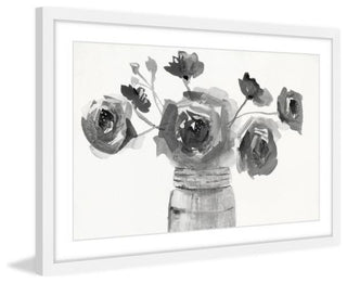 "Glass Jar II" Framed Painting Print, 24"x16"