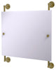 Prestige Skyline Landscape Frameless Rail Mounted Mirror, Unlacquered Brass
