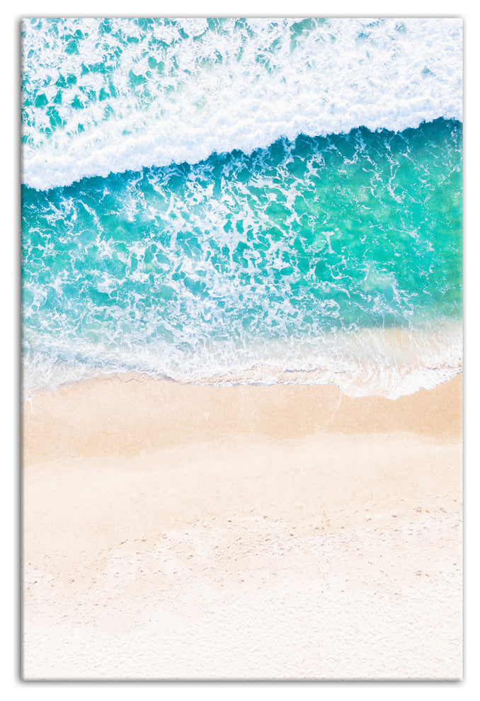 Beachy Waves 24x36 Canvas Wall Art