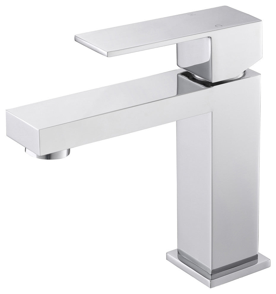 Zilara Black and Grey 84" Double Vanity Set, Monte Chrome Faucet Set