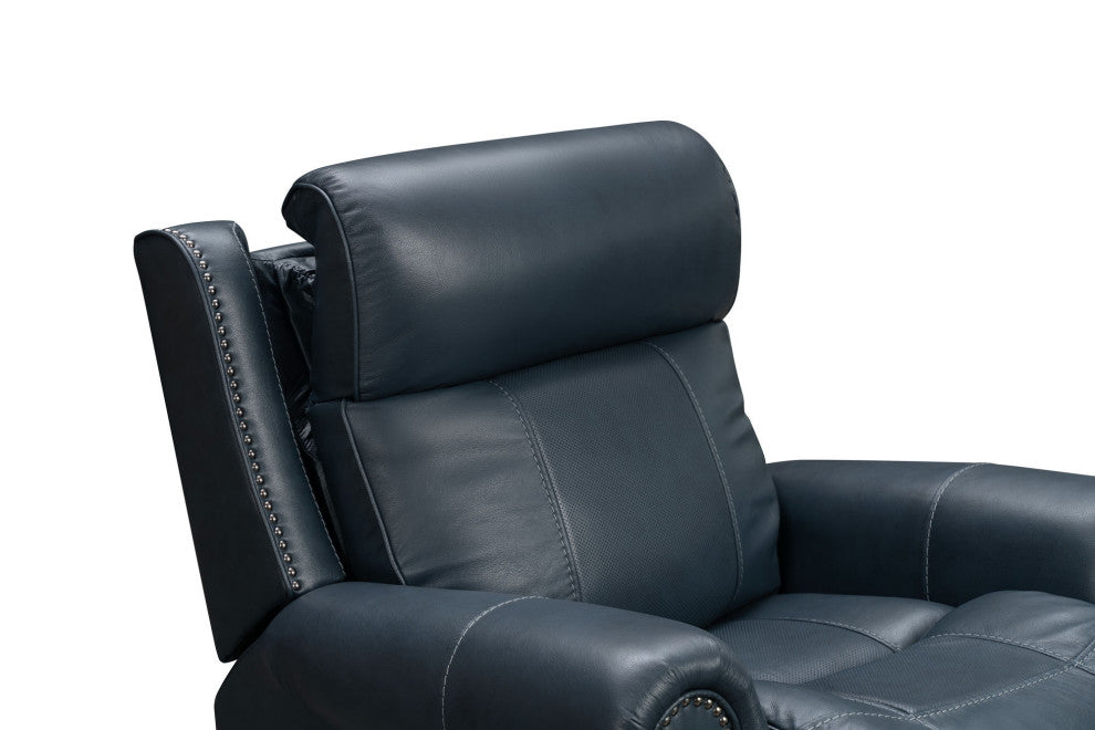 9Phhc-3717 Demara Hc Power Recliner, Venzia Blue