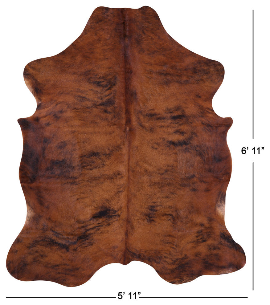 Natural Cowhide Rug 6' 11" X 5' 11" C1684