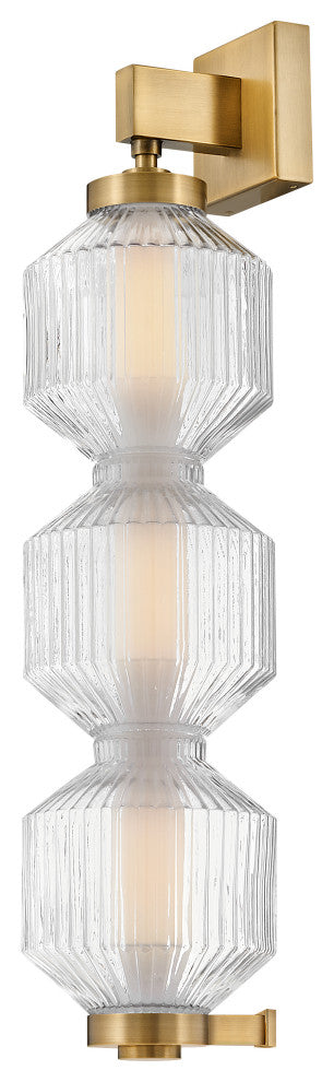 Fredrick Ramond Reign Small Led Convertible Pendant, Lacquered Brass