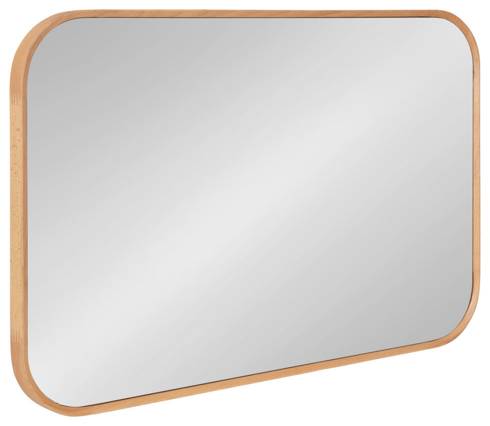 Nordlund Framed Wall Mirror, Natural 23x35