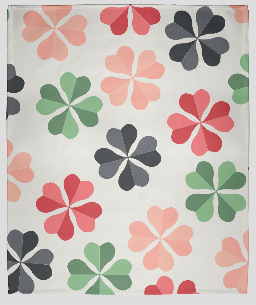 60 x 80 in Lucky Patch St. Patrick's Day Throw Blanket, Pepper