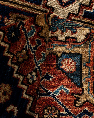 Serapi One-of-a-Kind Hand-Knotted Runner Rug Blue, 2' 8" x 11' 11"