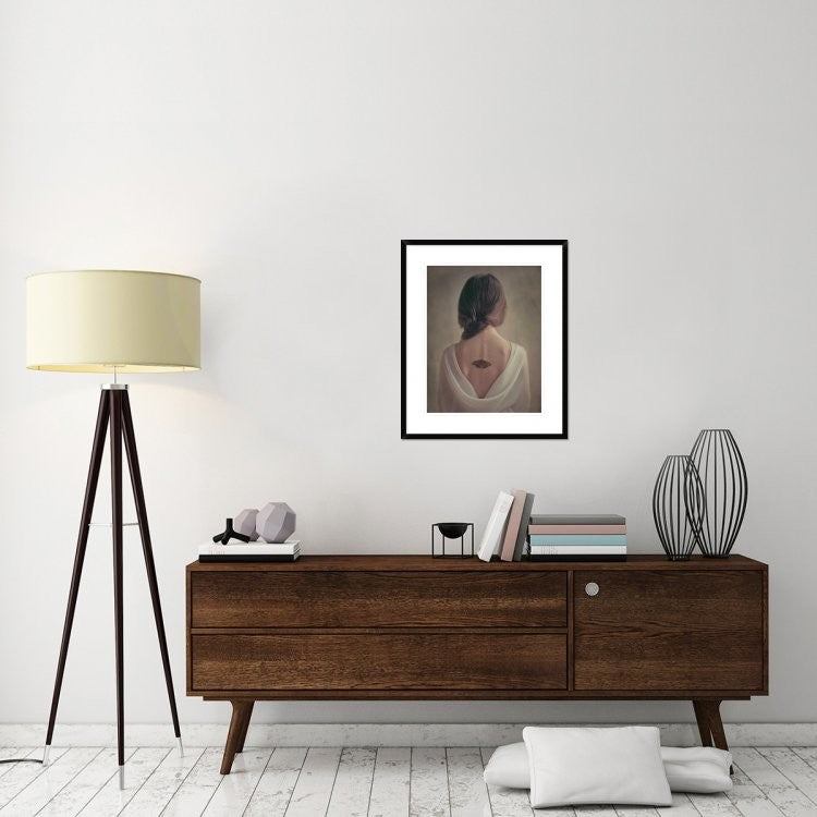 "Imagine" Framed Digital Print by Svetlana Bekyarova, 25x30"
