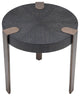 Charcoal Gray Oak Veneer Side Table | Eichholtz Oxnard