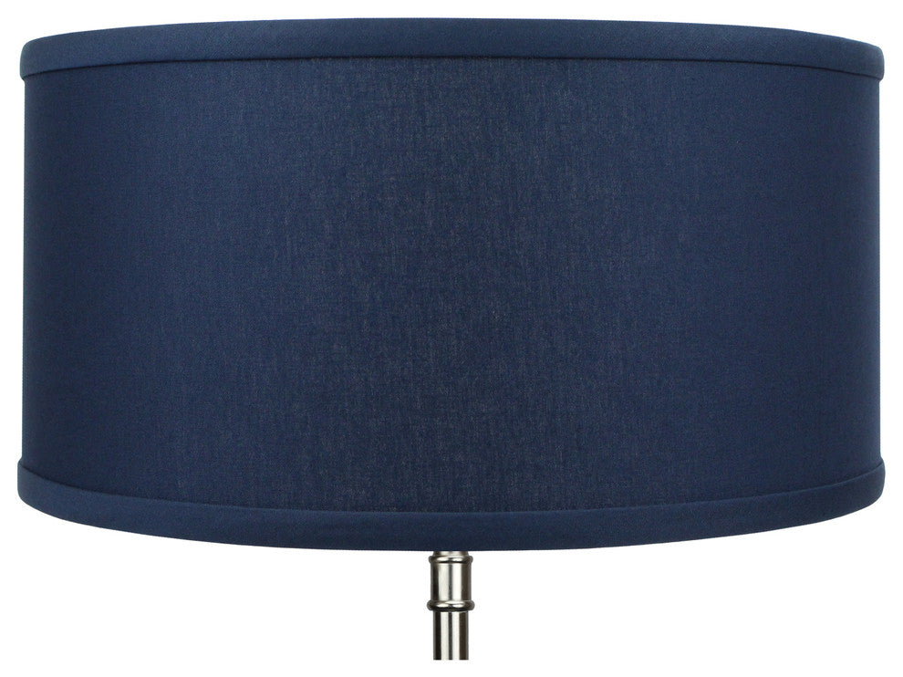 Fenchel Shades, 14"x14"x7" Spider Attachment Drum Lamp Shade, Linen