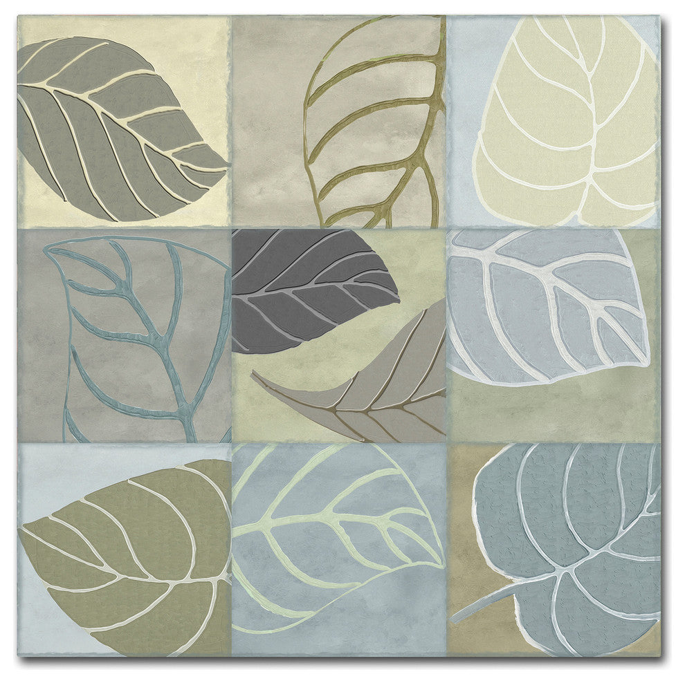 Color Bakery 'Leaf Story IV' Canvas Art, 35"x35"