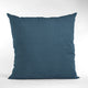 Navy Solid Shiny Velvet Luxury Throw Pillow, Double sided 20"x30" Queen