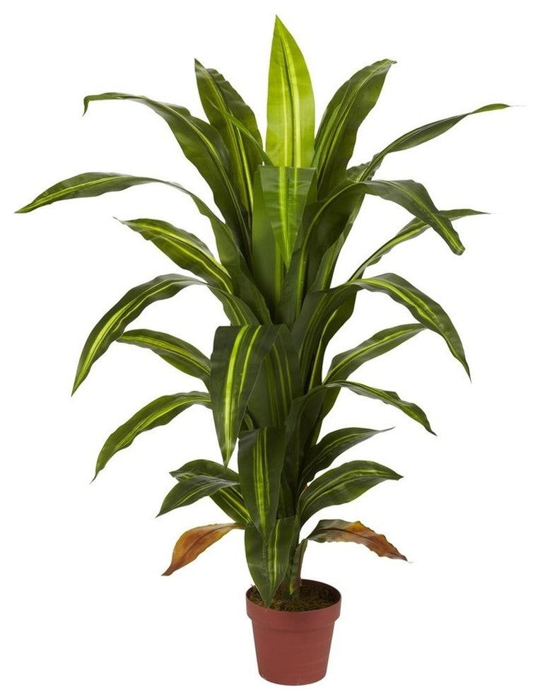 4' Dracaena Silk Plant, Real Touch