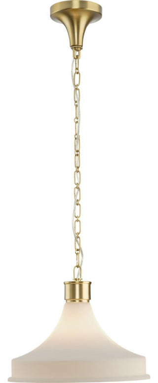 Graelyn Collection One-Light Brushed Gold New Traditional Pendant Light
