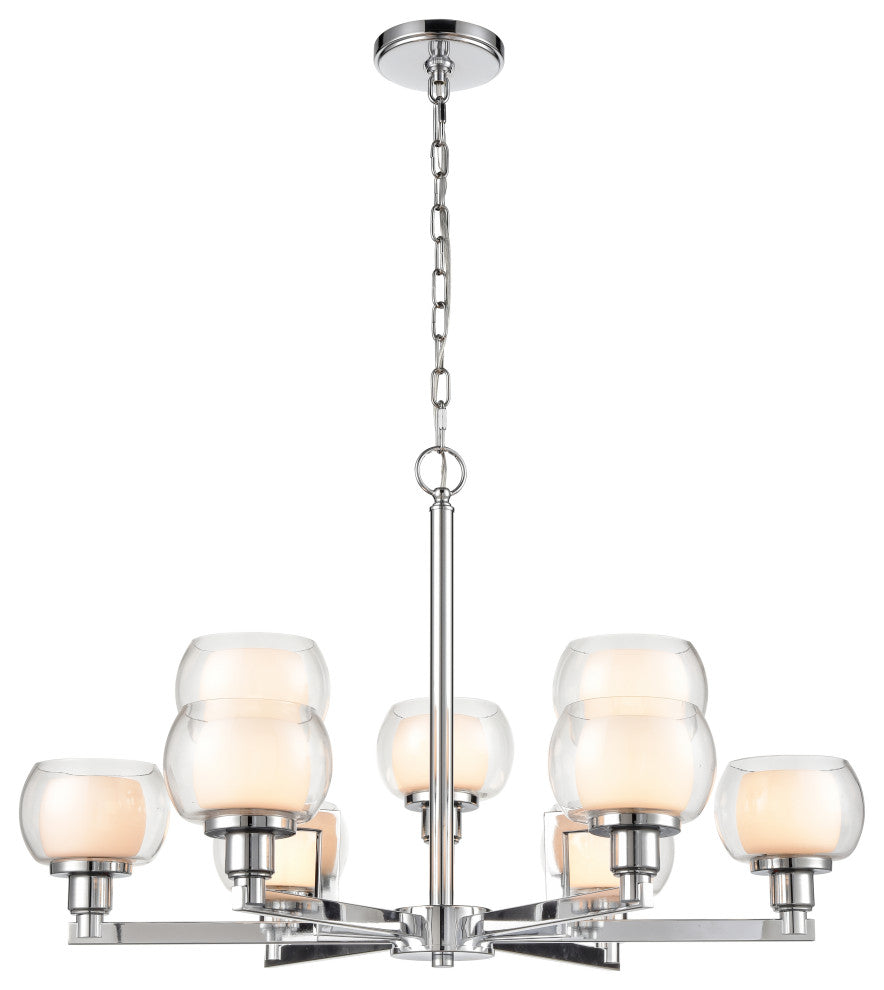 Innovations 330-9CR-PC-CLW-LED 9-Light Chandelier, Polished Chrome