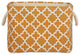 DII Polyester Bin Lattice Pumpkin Spice Rectangle Medium