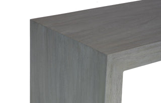 Waterfall Console Table, Weathered Gray