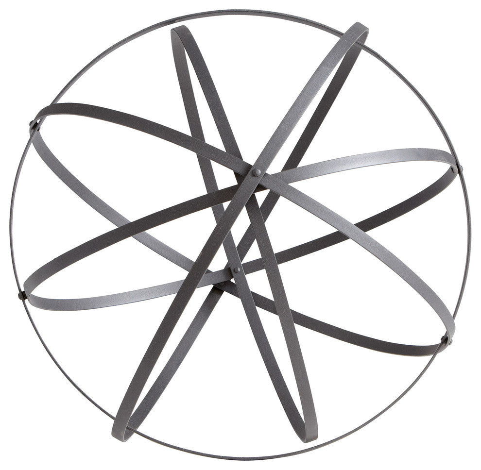 Cyan Design Large Sphere, Rustic Gray