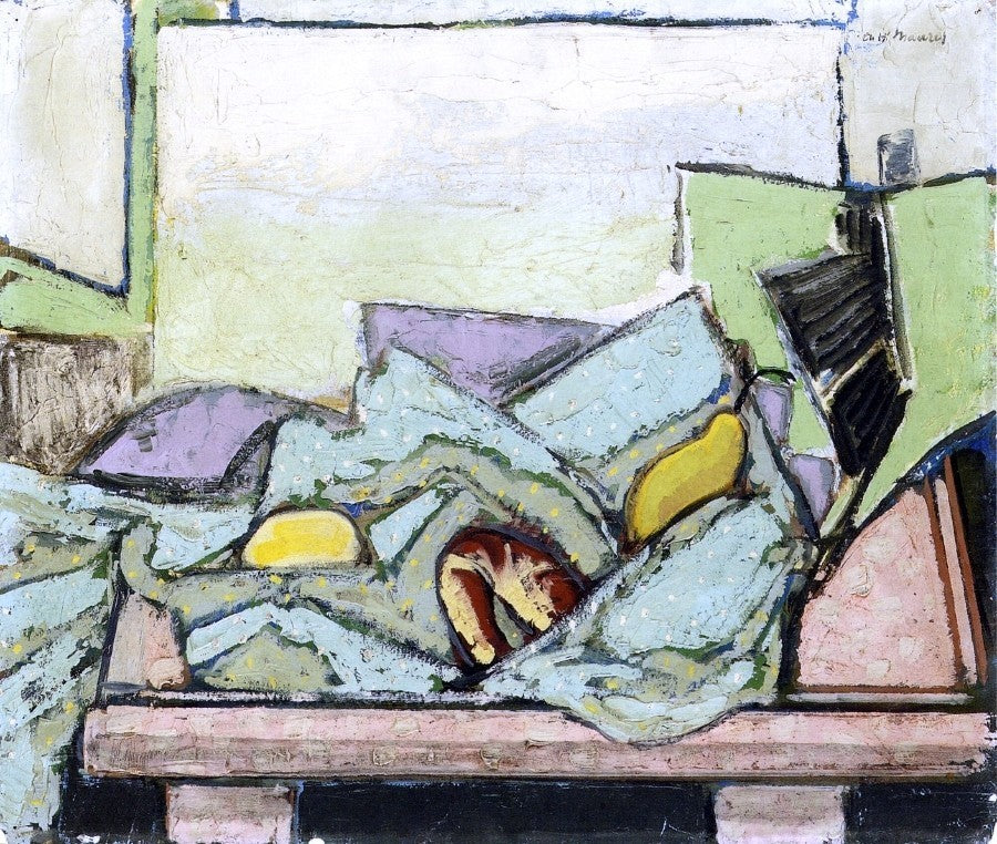 Alfred Henry Maurer Still Life With Green Cloth Wall Decal
