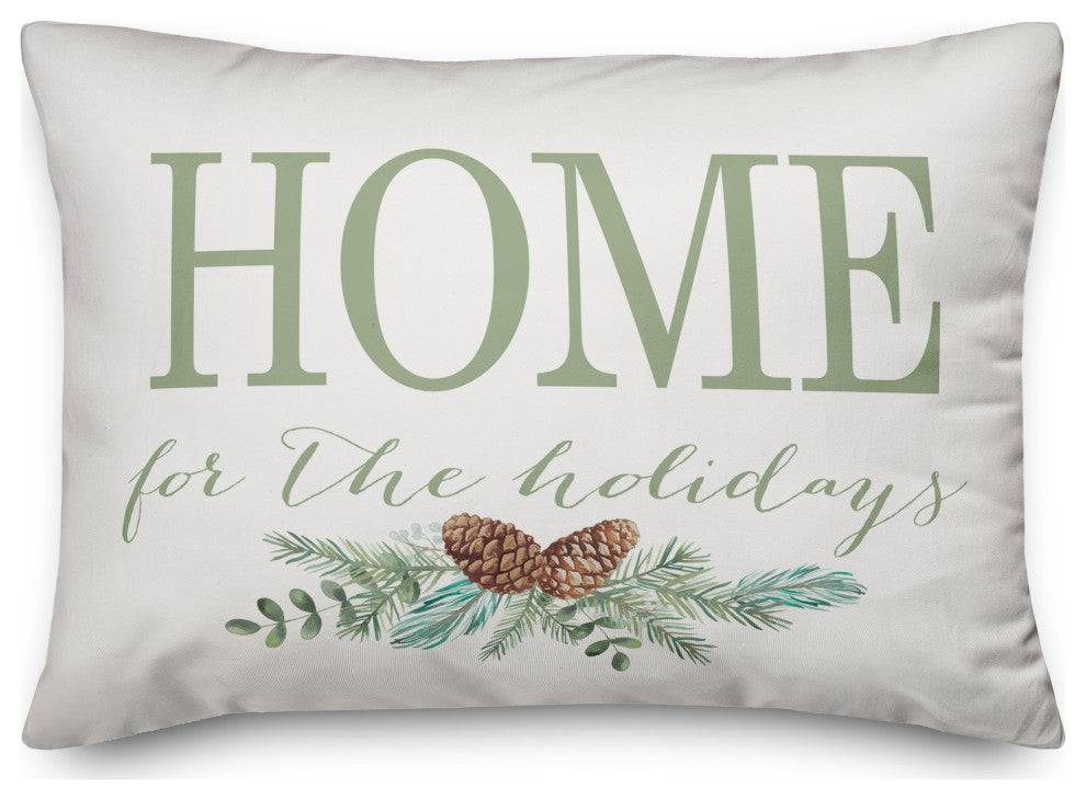 Home For The Holidays 14x20 Spun Poly Pillow