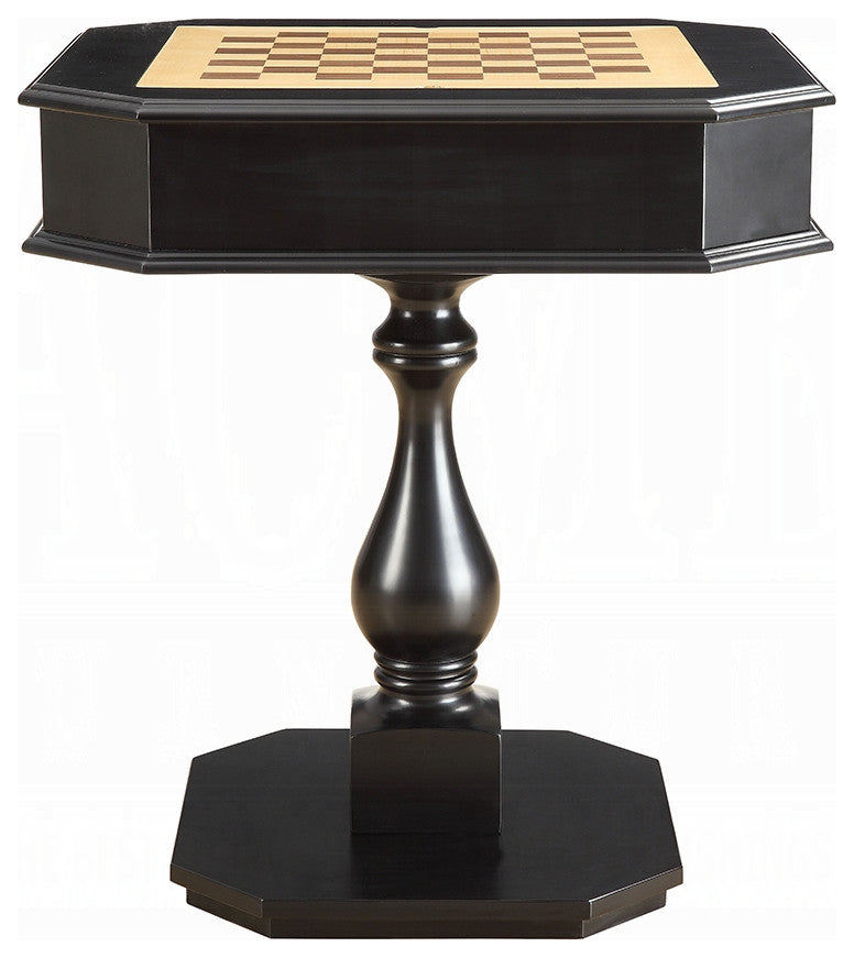 Bishop Game Table, Black