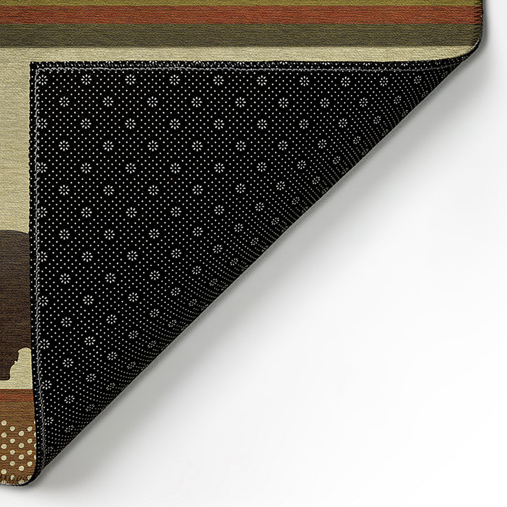 Indoor/Outdoor Excursion EX1 Beige Machine Washable 10' x 14' Rug