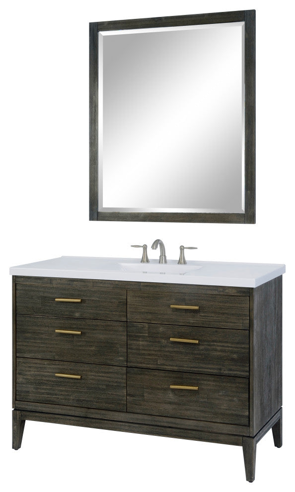 Tyler Series - 48" 4 Drawer Vanity