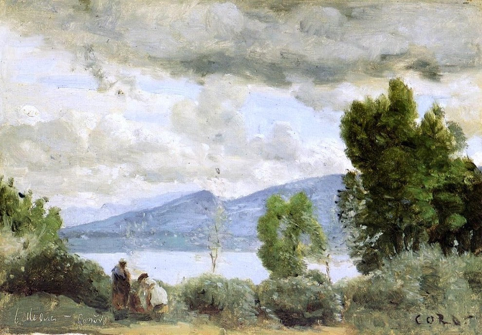 Jean-Baptiste-Camille Corot View of the Chalet Wall Decal