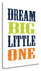 "Dino Dream Big" By Tamara Robinson, Giclee Print on Gallery Wrap Canvas