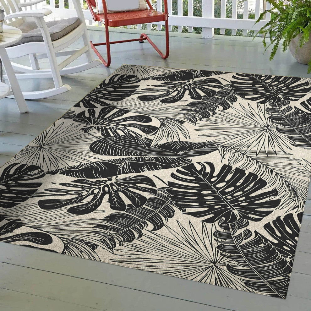 Indoor/Outdoor Tropics TC16 Eclipse Machine Washable 10' x 14' Rug