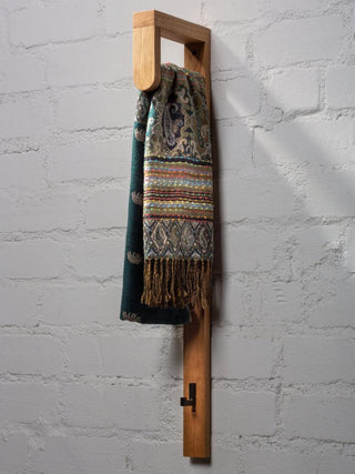 Wooden Entryway Wall Mounted Coat Rack