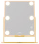Hollywood Tri-Tone LED Modern Makeup Mirror, Champagne Gold