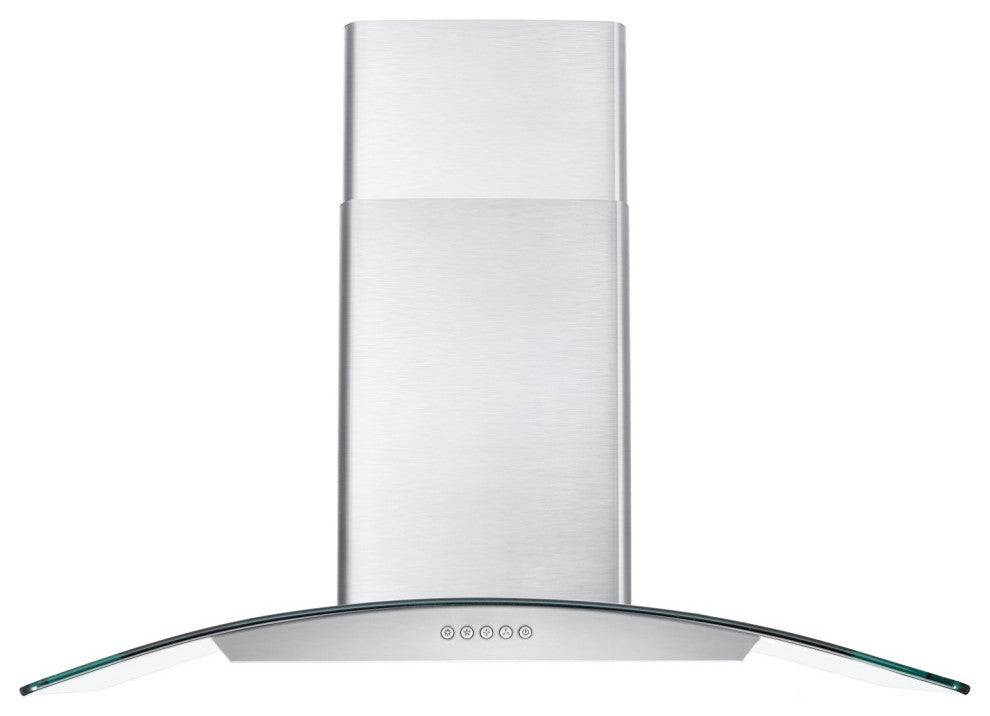 2-Piece Kitchen, 36" 240V Dual Fuel Range and 36" Wall Mount Range Hood