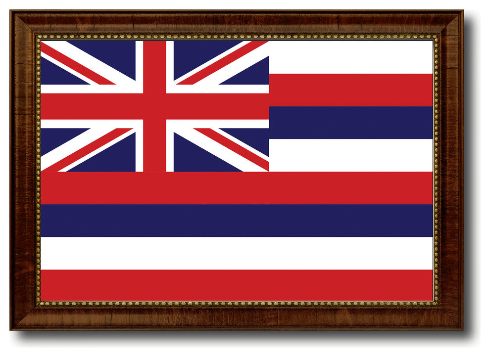 Hawaii State Flag Canvas Print, 27"x39"