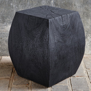 Uttermost 25296 Grove 14.5"W Accent Stool - Black