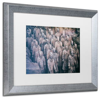 Philippe Hugonnard 'Terracotta I' Art, Silver Frame, White Matte, 20"x16"
