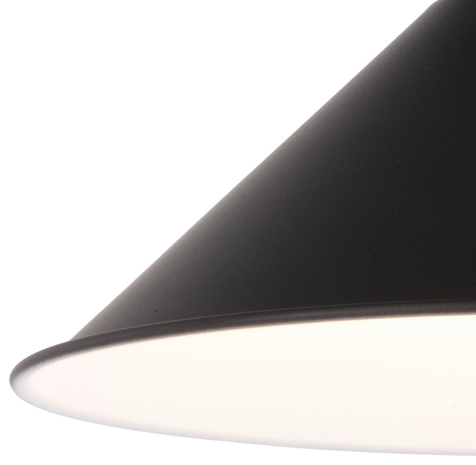 Akron 12" 1 Light Pendant Oil Rubbed Bronze and Matte White