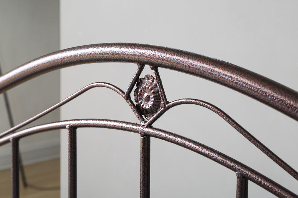 Metal Bed, Bronze, Full