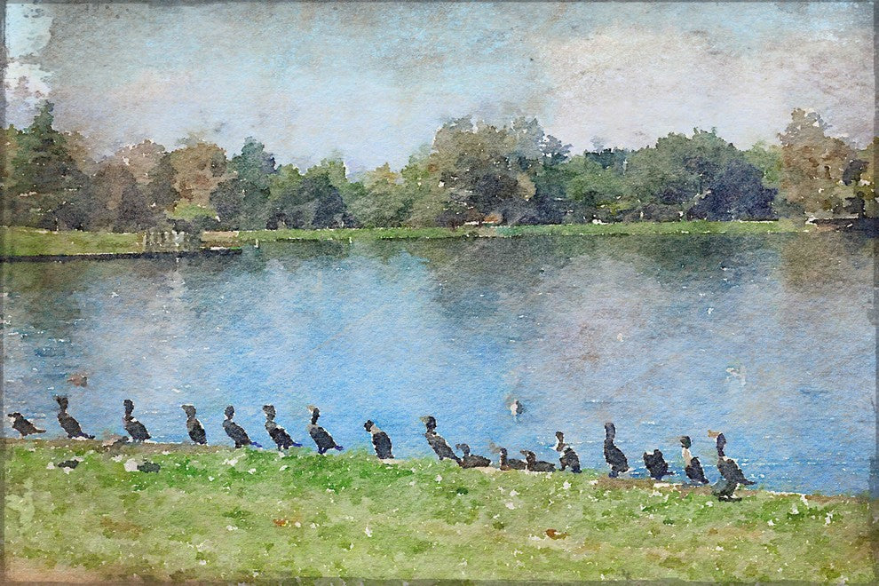 "Spring on the Farm 4" Print on Canvas by Irena Orlov