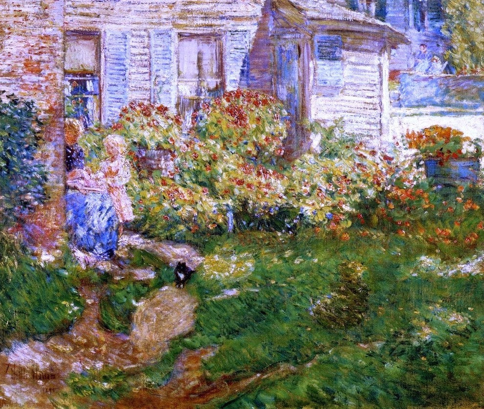 Frederick Childe Hassam A Fisherman's Cottage Wall Decal