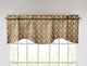 Moroccan Paisley Dreams Floral Window Curtain Valance, 18"x52"
