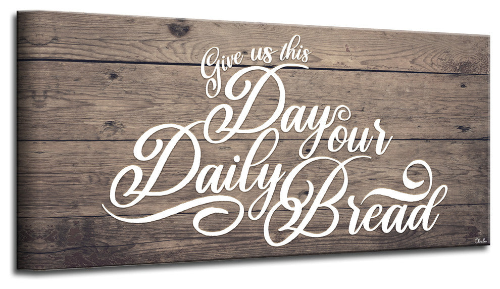 Prayer Wrapped Canvas Kitchen Wall Art