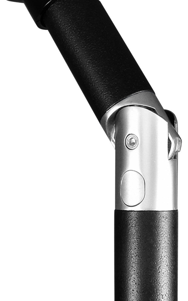 9' Aluminum Umbrella Push Tilt, Jockey Red